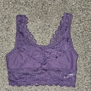Zenana Outfitters Lavender Lace Bralette
